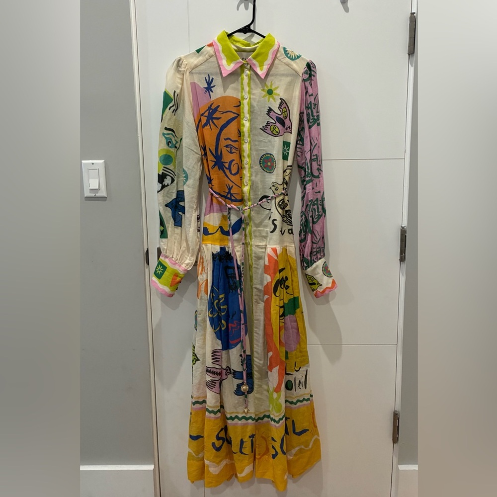 Alemais Graphic Print Dress
